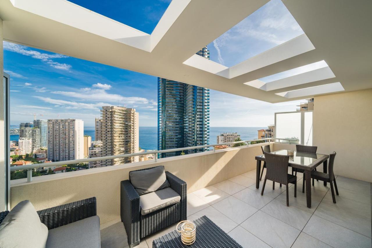5Mn Monaco - Terrasse Vue Mer - Parking - Be 보솔레이 외부 사진