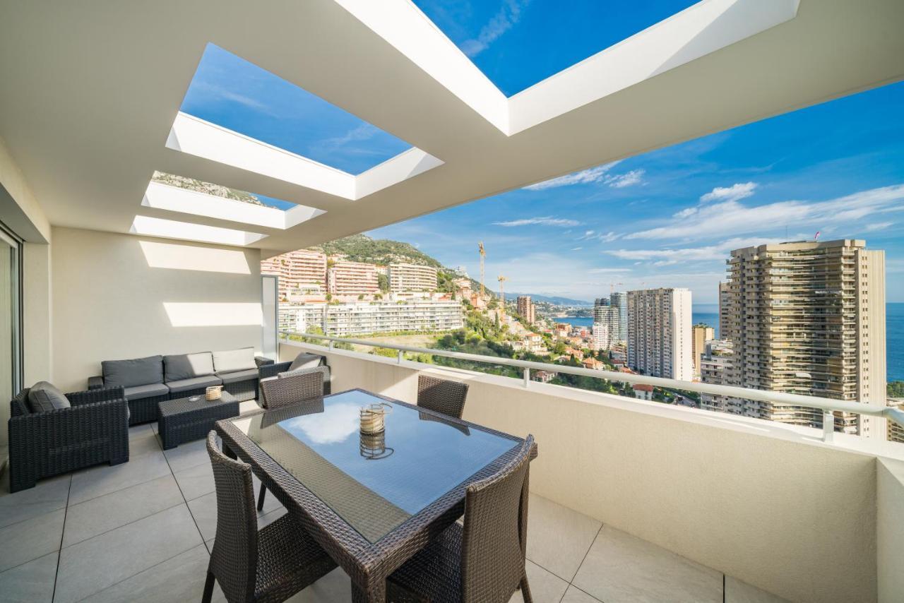 5Mn Monaco - Terrasse Vue Mer - Parking - Be 보솔레이 외부 사진