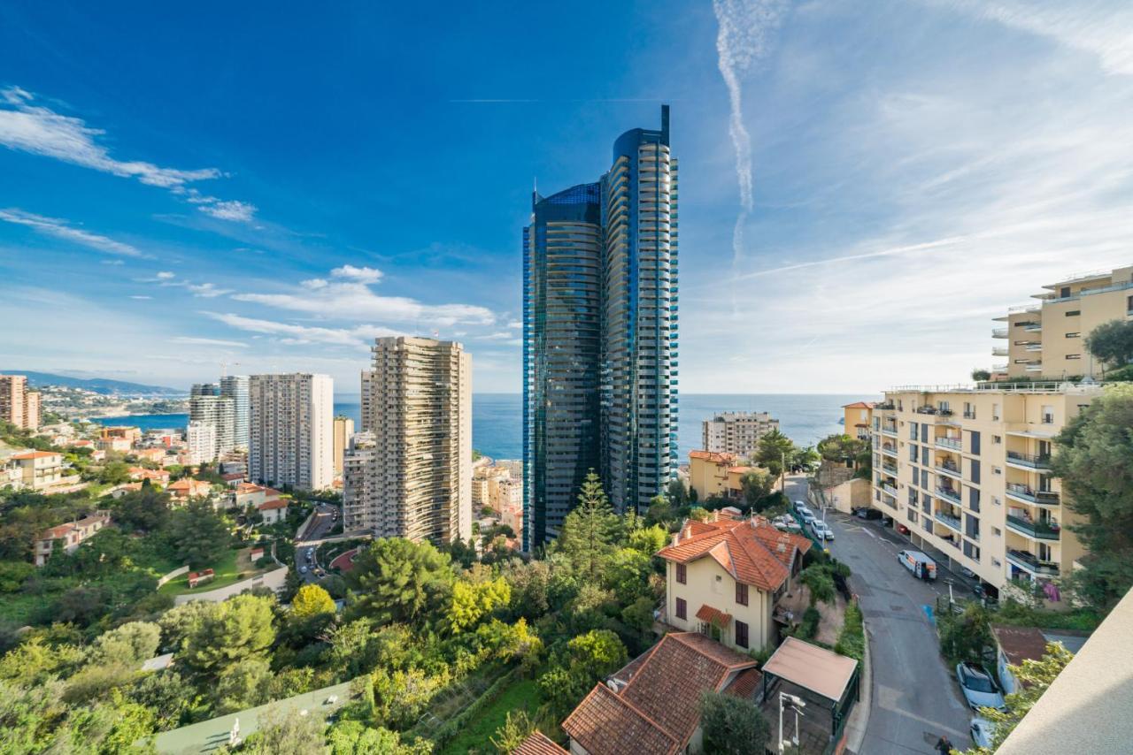 5Mn Monaco - Terrasse Vue Mer - Parking - Be 보솔레이 외부 사진