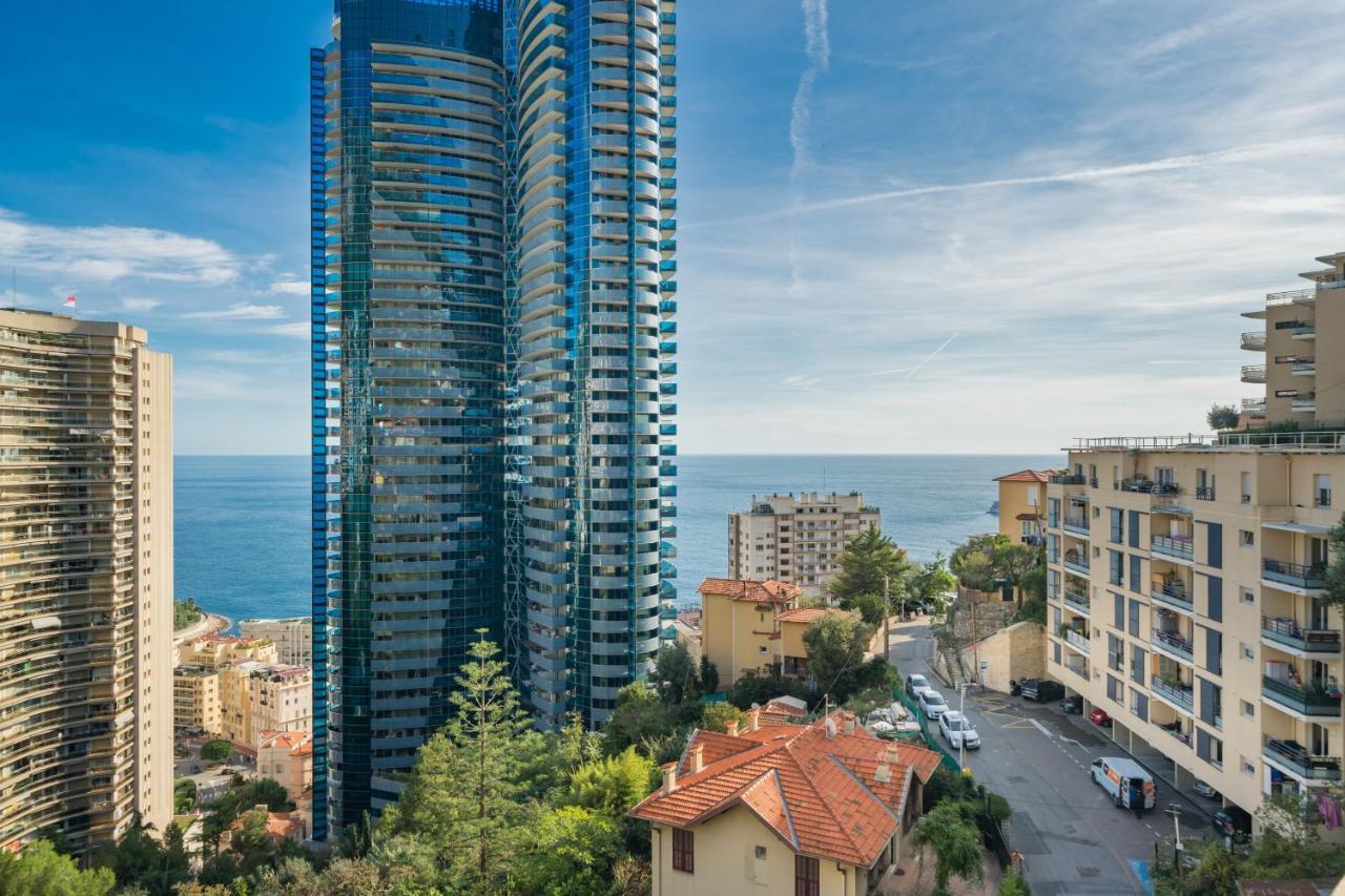 5Mn Monaco - Terrasse Vue Mer - Parking - Be 보솔레이 외부 사진