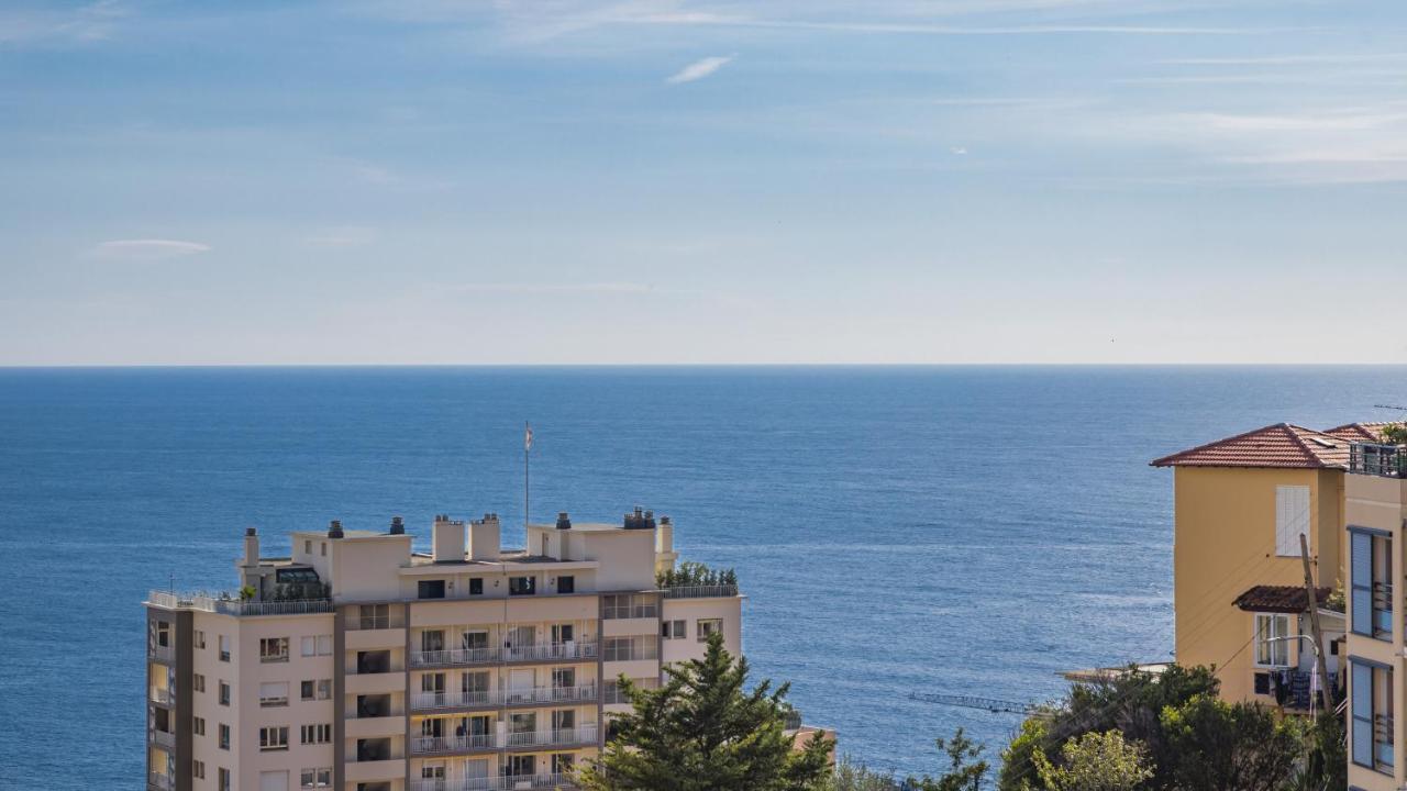 5Mn Monaco - Terrasse Vue Mer - Parking - Be 보솔레이 외부 사진